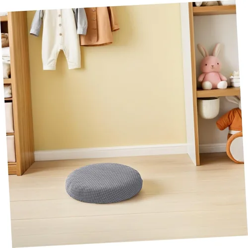 Vista 7 de BESPORTBLE Fundas para taburetes de bar, fundas de cojín para taburetes, fundas redondas lavables para sillas de 14 a 17 pulgadas (gris)