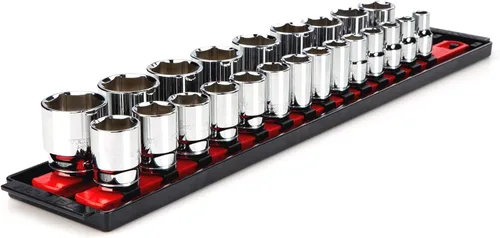 Vista 19 de TEKTON - Juego de dados de 1/2 pulgada con engrane de 6 puntos, 10 piezas (15/16-1-1/2”), SHD92109