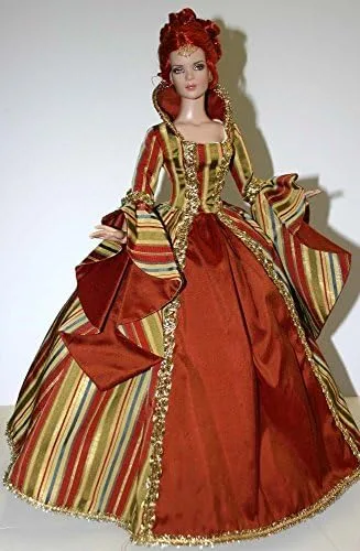 Vista 6 de Enchanted corte Gown patrón para 16" Tyler – Wentworth muñecas Tonner