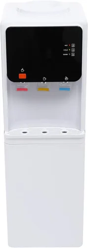 Vista 13 de Dispensador de enfriador de agua de carga superior para botellas de 5 galones, enfriador de agua de pie negro con 3 ajustes de temperatura y bloqueo