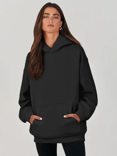 Vista 2 de ANRABESS Womens Oversized Hoodies Fleece Sweatshirts Long Sleeve Hooded Pullover Winter Clothes with Pocket