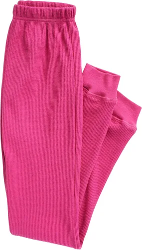 Vista 16 de Rene Rofe Girls' Thermal Underwear Set - 2 Piece Waffle Knit Top and Long Johns (2T-16)