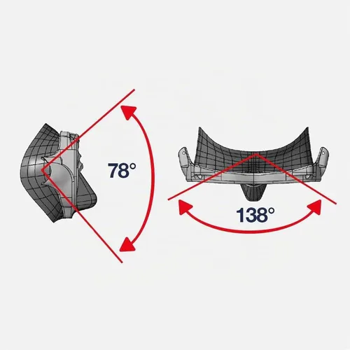 Vista 4 de Aqualung Sphera X - Máscara de apnea – Equipo submarino ligero de bajo volumen de 180 grados con lentes antiniebla Plexisol, tecnología de ajuste