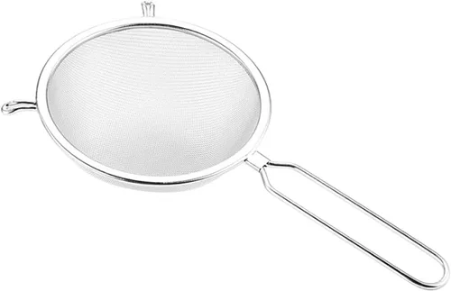 Vista 11 de Cuchara para servir alimentos, coladores finos de cocina, tamiz de harina, tamiz para hornear, colador de malla, colador de té, cuchara para freír