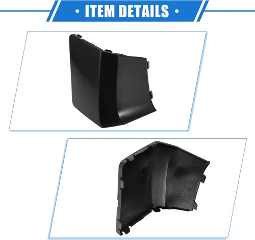 Vista 5 de Remolque de coche remolque gancho gancho tapa compatible para Subaru Impreza WRX STi 2011 2012 2013 2014, plástico durable negro parachoques