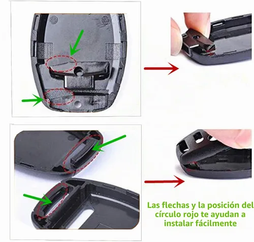 Vista 6 de Repuesto para mando a distancia de entrada sin llave de 3+1 botones para Honda 2008-2012 Accord 2006-2013 Civic EX 2009-2015 Pilot Fit para Honda 1