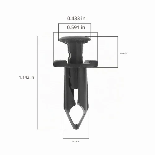 Vista 5 de Clips de plástico para guardabarros de repuesto para Honda Rancher Foreman Rubicon Rincon TRX680 TRX650 (paquete de 50)