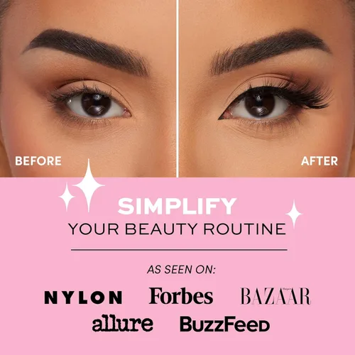 Vista 3 de Pestañas magnéticas Glamnetic Pestañas magnéticas veganas, pestañas de visón sintético, corto, largo, dramático, aspecto natural, reutilizables