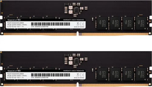 Vista 13 de TEAMGROUP Elite DDR5 de 16GB 4800 MHz (PC5-38400) CL40 sin ECC, sin búfer 1.1 V UDIMM 288 pines PC, módulo de memoria RAM actualizada
