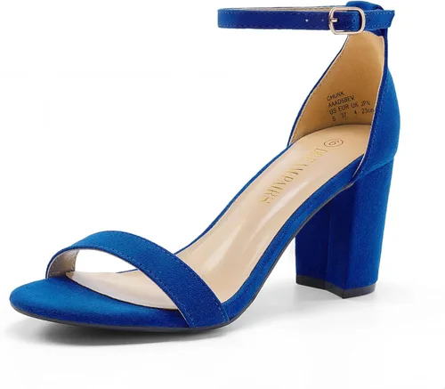 Vista 25 de DREAM PAIRS - Sandalias de tacón grueso y bajo para mujer