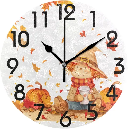 Vista 16 de Pretty Sping Flowers Birdhouse Family Birds Reloj de pared redondo, 10 pulgadas, analógico, silencioso, sin tictac, para el hogar, cocina, sala