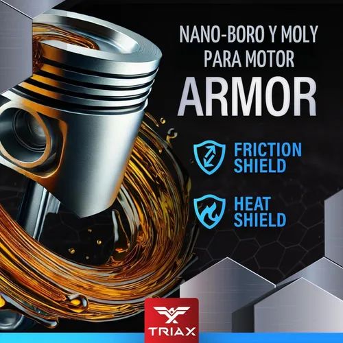 Vista 6 de TRIAX Synergy SRT 5W-30 Aceite de motor PAO-éster completamente sintético, drenaje de 12.4 mi, modificación por fricción moly/boro, licencia API SP