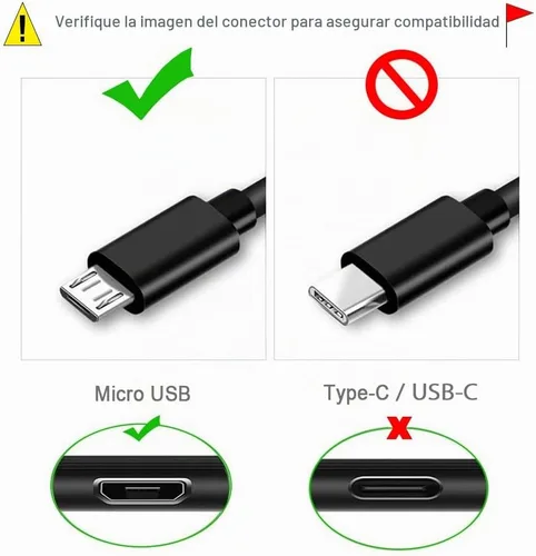 Vista 3 de Cargador de pared adaptador de CA de 5 pies para teléfono celular de enlace celular Cable directo [listado UL]