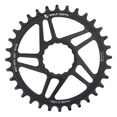 Vista 5 de Wolf Tooth Platos para transmisión Shimano de 12 velocidades (30, Shimano Direct Boost) bicicletas-cadenas-y-accesorios
