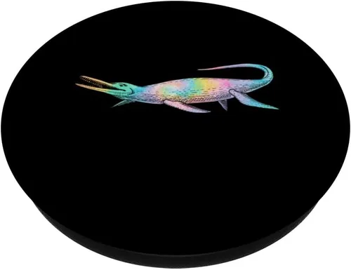 Vista 2 de Mosasaurus Dino Future Paleontólogo Dinosaurio PopSockets intercambiables PopGrip