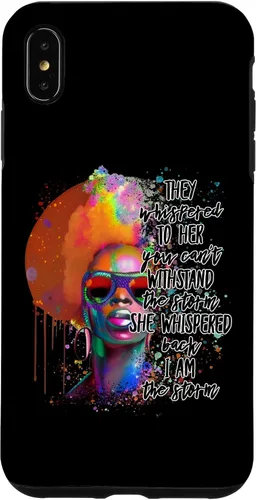 Vista 7 de Funda para iPhone 15 Black History Month I Am The Storm Women Juneteenth