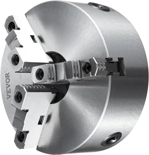 Vista 11 de VEVOR - Portabrocas para torno de 3 mandíbulas, 20,32 cm, Portabrocas autocentrante para torno, Rango de sujeción de 0,16-8 pulg/4-200 mm