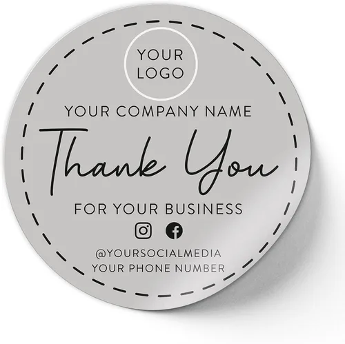 Vista 38 de Calcomanías de vinilo personalizadas con tu imagen, texto, diseño y logotipo. Etiquetas comerciales personalizadas impermeables para embalaje
