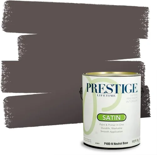 Vista 21 de PRESTIGE Paints - Pintura interior e imprimación en uno, 1 galón, cáscara de huevo, pimienta envejecida