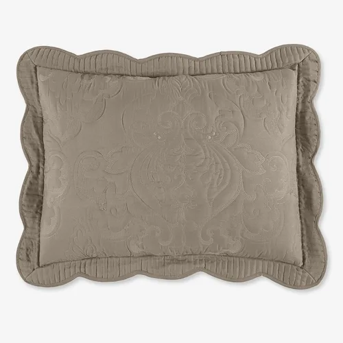 Vista 23 de BrylaneHome Amelia - Funda de almohada King, color rosa baya.