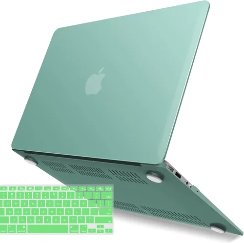 Vista 50 de IBENZER - Funda compatible con MacBook Air de 11 pulgadas, modelo A1370 A1465, funda de plástico suave al tacto, rígida, en paquete con funda