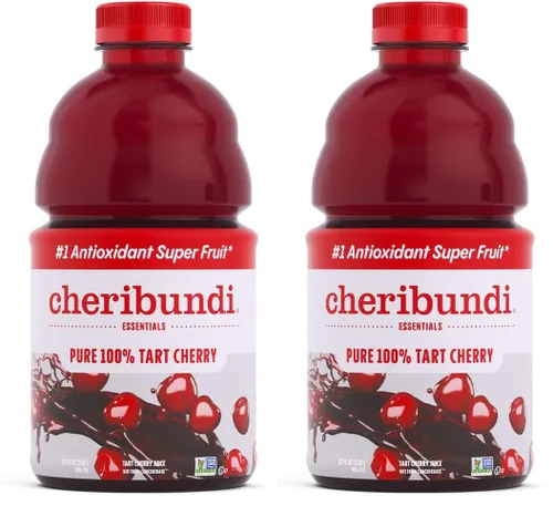 Vista 7 de Cheribundi Tart Cherry Juice Original Jugo de cereza agria endulzado con jugo de manzana Bebida de recuperación de atletas Promueve el sueño