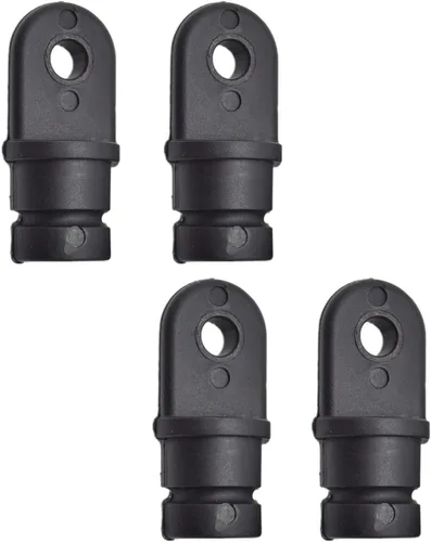 Vista 12 de MARINE CITY Black Nylon Bimini Top Eye End Cap, Round Inside Eye End, Lightweight, Outer Diameter, Ideal for Marine, Boats, Yachts, Ships, and