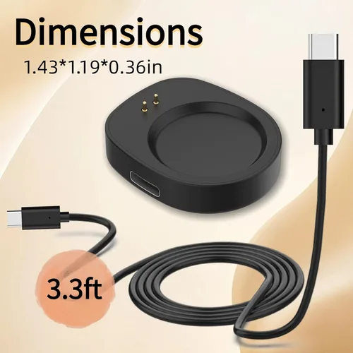 Vista 5 de Base de carga para Amazfit Bip Max/T-Rex3/Active Max