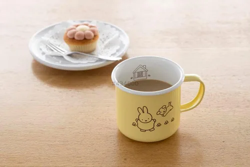 Vista 4 de Taza Miffy Pastel 3.1 in Gris Pálido Verde pálido