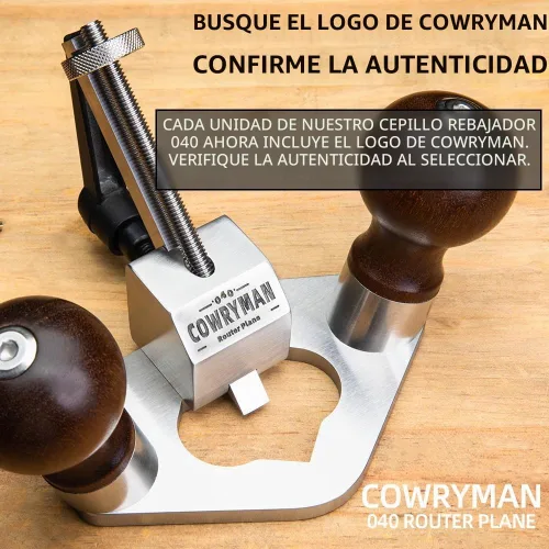 Vista 5 de Plano de enrutador 040 para carpintería, cortador HSS de una pieza