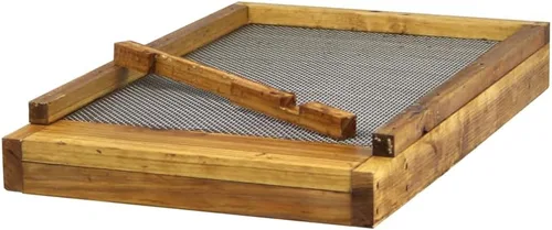 Vista 4 de Tablero inferior con revestimiento de cera de 10 marcos con reductor de entrada Compatible con Hoover Hives® Langstroth