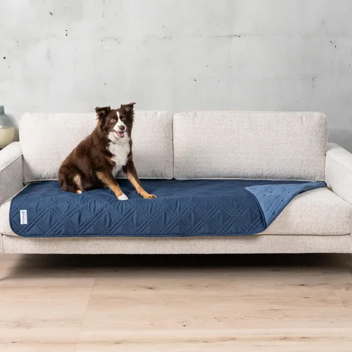 Vista 10 de PetAmi Funda de sofá impermeable para perros, manta impermeable para mascotas, funda reversible para muebles protector de sofá para cama de gato