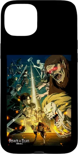 Vista 9 de Attack on Titan Funda de anime para iPhone 17 de temporada final de temporada 4