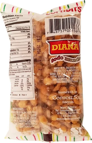 Vista 2 de Prodiana Cornbits - Bocadillo de lima de 4.30 oz - Elotitos con Limon (paquete de 14)