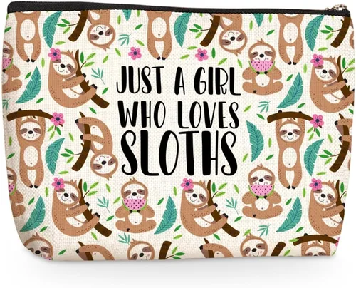 Vista 11 de Funny A Girl Loves Animals Pickles - Bolsa de maquillaje para cosméticos, bolsa de viaje para fiestas de animales, artículos de decoración