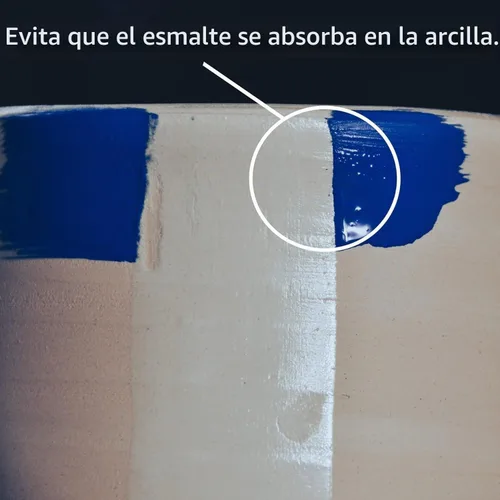 Vista 3 de Penguin Pottery AccuBlue - Cera de cerámica resistente para esmalte de cerámica, esmalte de arcilla, arcilla antideslizante, resistente a la cera