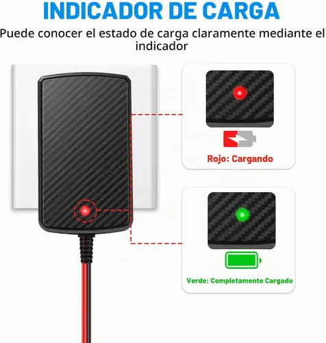 Vista 2 de Cargador de 12 V para niños con enchufe cuadrado