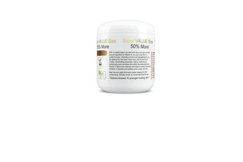 Vista 2 de Colonial Dames La crema hidratante de vitamina E y 70% aloe es una potente crema hidratante para pieles delicadas y sensibles incluso