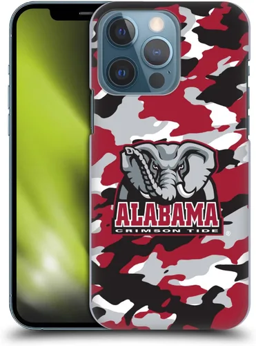 Vista 9 de Head Case Designs Officially Licensed University of Alabama UA Bama Hard Back Case Compatible with Apple iPhone 13 Pro