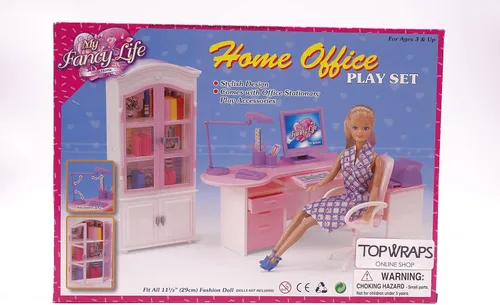 Vista 3 de My Fancy Life - Juego de muebles de casa de muñecas para muñeca de moda de 11.5 pulgadas.