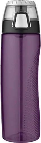 Vista 4 de Thermos Tritan botella de hidratación con medidor, 24 onzas, Púrpura profundo Violeta intenso