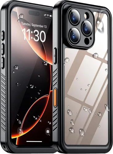 Vista 34 de Funda impermeable para iPhone 12, impermeable, antideslizante, a prueba de golpes, para iPhone 12, color negro