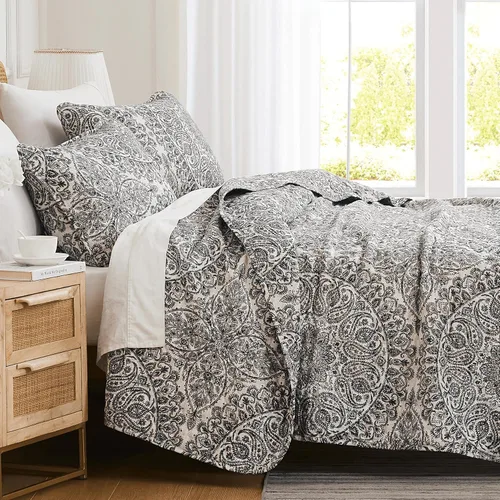 Vista 46 de Southshore Fine Living, Inc. Juego de edredón individual XL, colcha de microfibra acolchada, juego de edredón individual con funda de almohada, ropa
