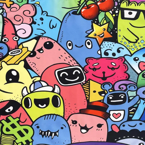Vista 4 de Betty Dain Little Friends - Capa de corte de pelo para niños, 30 pulgadas de ancho x 36 pulgadas de largo, perfecta para niños y niñas, 100%