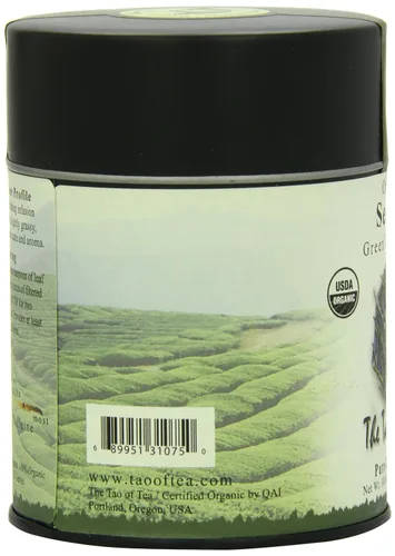 Vista 4 de The Tao of Tea, Té verde Sencha, hoja suelta, lata de 3.5 onzas