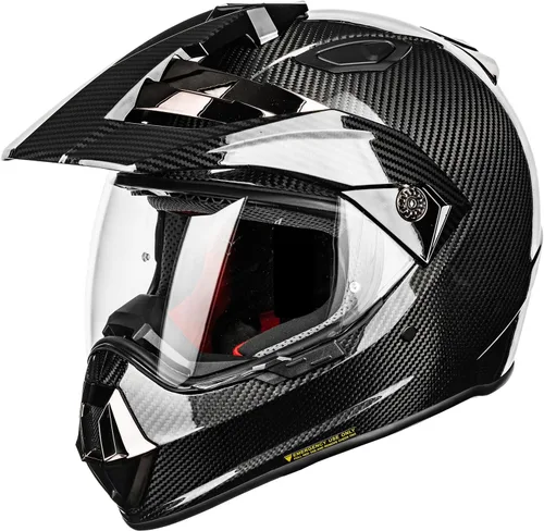 Vista 9 de ILM - Casco de fibra de carbono Snell M2020D de cara completa para motocicleta de aventura, auto de carreras para hombres y mujeres, casco