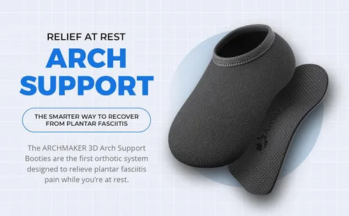 Vista 6 de Plantillas para fascitis plantar Plantillas de zapatos para pies planos Alivio del dolor clínicamente probado y comodidad Insertos ortopédicos