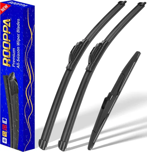 Vista 21 de 3 limpiaparabrisas de repuesto para Mini Cooper 2006-2011, cuchillas limpiaparabrisas de repuesto de equipo original - 19"/18"/10" pulgadas