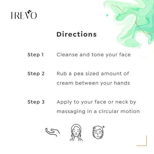 Vista 5 de Trevo Crema de noche hidratante y reafirmante con péptido, crema facial antienvejecimiento avanzada, hidratante facial hidratante, péptidos, retinol