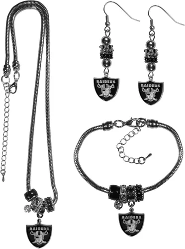 Vista 37 de Siskiyou Sports NFL womens Euro Bead Jewelry 3 piece Set